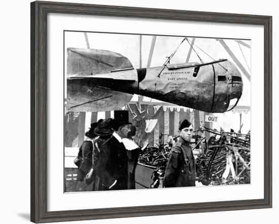 A German Zeppelin's Observation Car-null-Framed Photographic Print