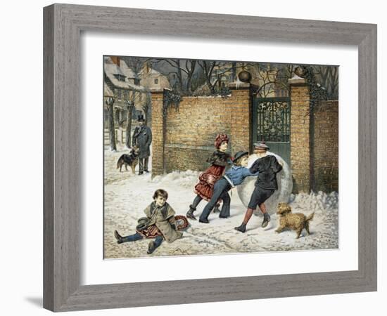 A Giant Snowball-William Weekes-Framed Giclee Print