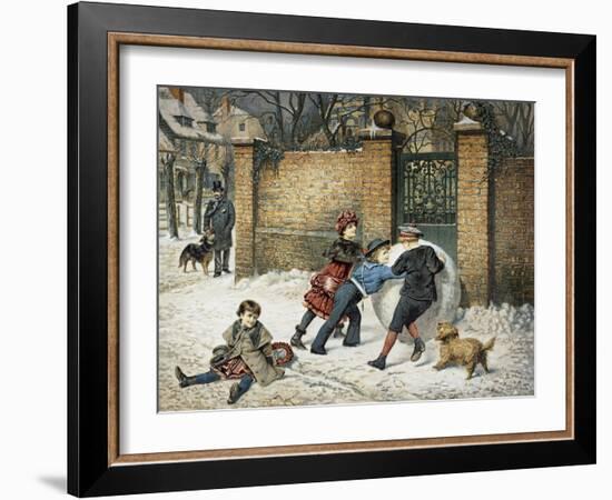 A Giant Snowball-William Weekes-Framed Giclee Print