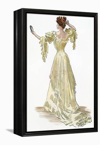 A Gibson Girl, 1903-Charles Dana Gibson-Framed Premier Image Canvas