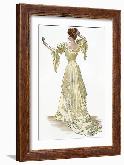 A Gibson Girl, 1903-Charles Dana Gibson-Framed Giclee Print