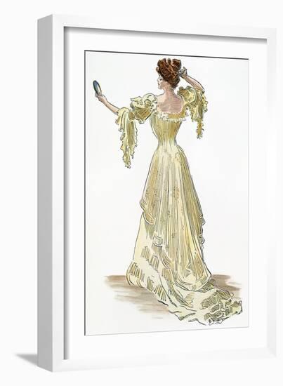 A Gibson Girl, 1903-Charles Dana Gibson-Framed Giclee Print