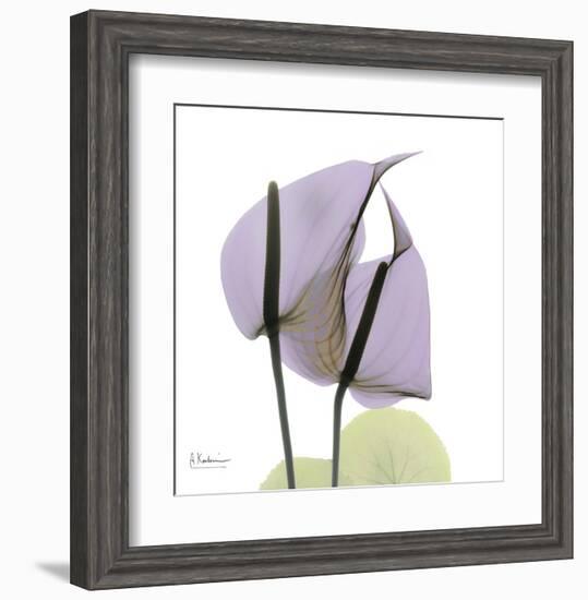 A Gift of Flowers in Lavender-Albert Koetsier-Framed Art Print