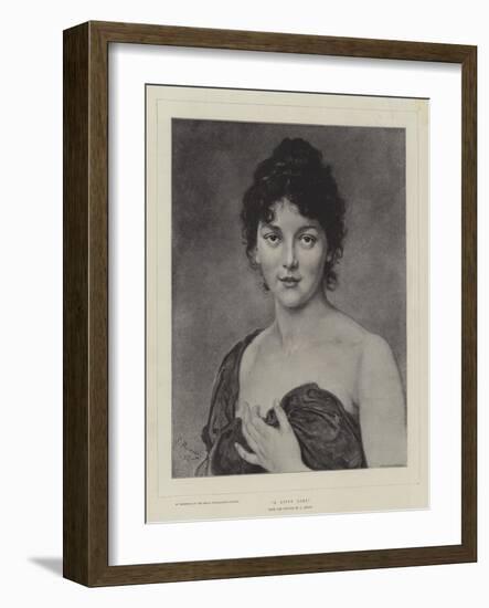 A Gipsy Girl-Ludwig Knaus-Framed Giclee Print