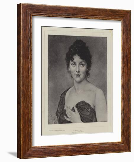 A Gipsy Girl-Ludwig Knaus-Framed Giclee Print