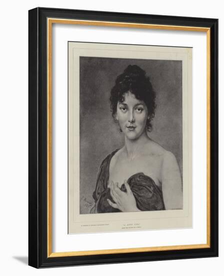 A Gipsy Girl-Ludwig Knaus-Framed Giclee Print