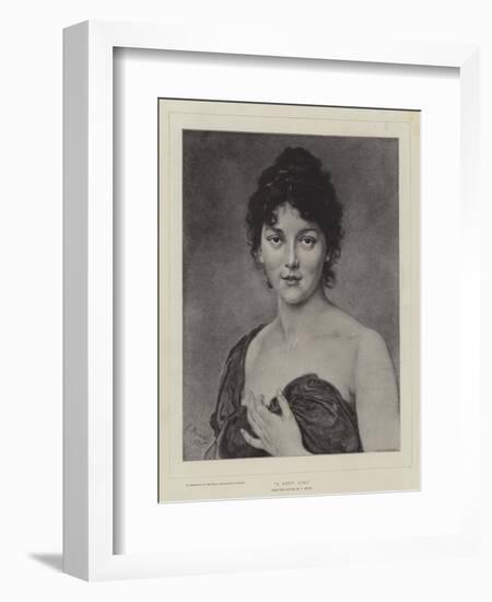 A Gipsy Girl-Ludwig Knaus-Framed Giclee Print