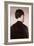 A Girl from Behind, Half Length, circa 1884-Vilhelm Hammershoi-Framed Giclee Print