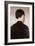 A Girl from Behind, Half Length, circa 1884-Vilhelm Hammershoi-Framed Giclee Print