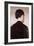 A Girl from Behind, Half Length, circa 1884-Vilhelm Hammershoi-Framed Giclee Print