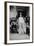 A Girl in a Tulle Dress Modeling at Palazzo Pitti-null-Framed Photographic Print