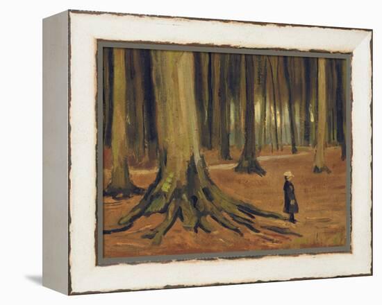 A Girl in a Wood, 1882-Vincent van Gogh-Framed Premier Image Canvas