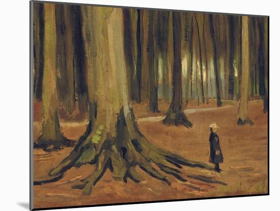 A Girl in a Wood, 1882-Vincent van Gogh-Mounted Giclee Print