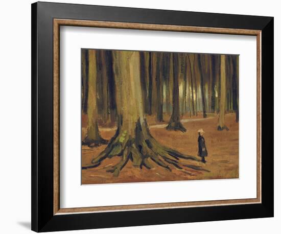 A Girl in a Wood, 1882-Vincent van Gogh-Framed Giclee Print