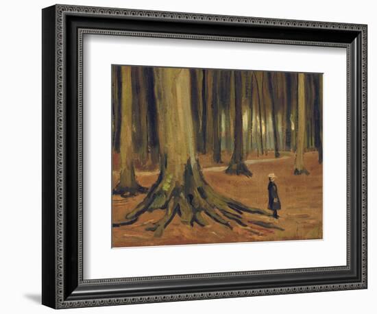 A Girl in a Wood, 1882-Vincent van Gogh-Framed Giclee Print