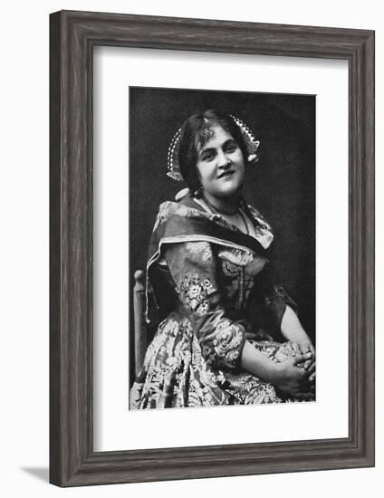 A girl of Lombardy, 1912-Unknown-Framed Photographic Print