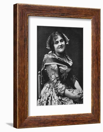 A girl of Lombardy, 1912-Unknown-Framed Photographic Print