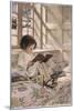 A Girl Reading, from 'A Child's Garden of Verses' by Robert Louis Stevenson, Published 1885-Jessie Willcox-Smith-Mounted Premium Giclee Print