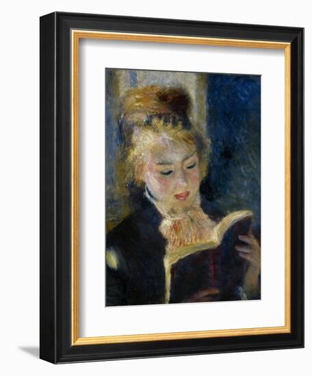 A Girl Reading (La Liseus)-Pierre-Auguste Renoir-Framed Giclee Print
