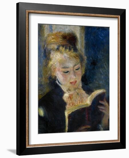 A Girl Reading (La Liseus)-Pierre-Auguste Renoir-Framed Giclee Print