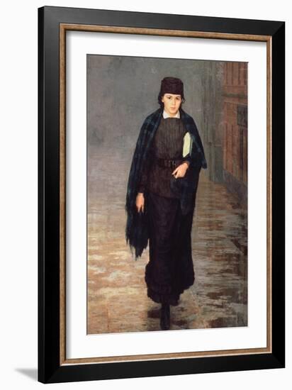 A Girl Student-Nikolai Alexandrovich Yaroshenko-Framed Giclee Print