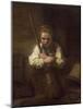 A Girl with a Broom, 1651-Rembrandt van Rijn-Mounted Giclee Print