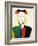 A Girl with a Comb, 1932-1933-Kazimir Malevich-Framed Giclee Print