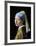 A Girl with a Pearl Earring-Johannes Vermeer-Framed Premium Giclee Print