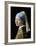 A Girl with a Pearl Earring-Johannes Vermeer-Framed Premium Giclee Print