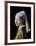 A Girl with a Pearl Earring-Johannes Vermeer-Framed Premium Giclee Print