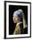 A Girl with a Pearl Earring-Johannes Vermeer-Framed Premium Giclee Print