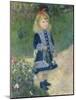 A Girl with a Watering Can, 1876-Pierre-Auguste Renoir-Mounted Giclee Print