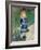 A Girl with a Watering Can, 1876-Pierre-Auguste Renoir-Framed Giclee Print