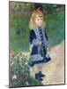 A Girl with a Watering Can, 1876-Pierre-Auguste Renoir-Mounted Giclee Print