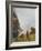 A Girl with Goats by a Fjord-Hans Dahl-Framed Giclee Print