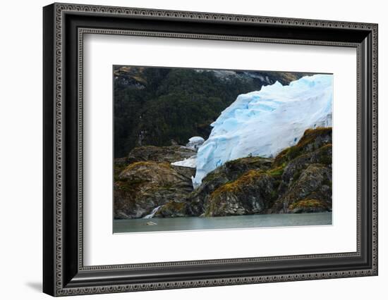 A glacier in the Darwin Mountain range, Alberto de Agostini National Park, Tierra del Fuego, Patago-Alex Robinson-Framed Photographic Print