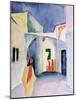 A Glance Down an Alley-Auguste Macke-Mounted Giclee Print