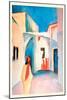 A Glance Down an Alley-Auguste Macke-Mounted Art Print