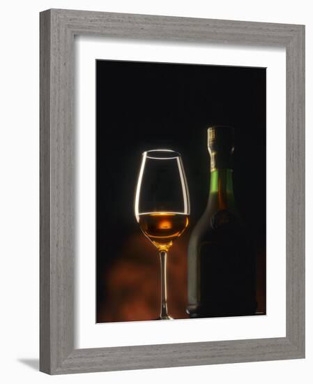 A Glass and a Bottle of Cognac-Armin Faber-Framed Photographic Print