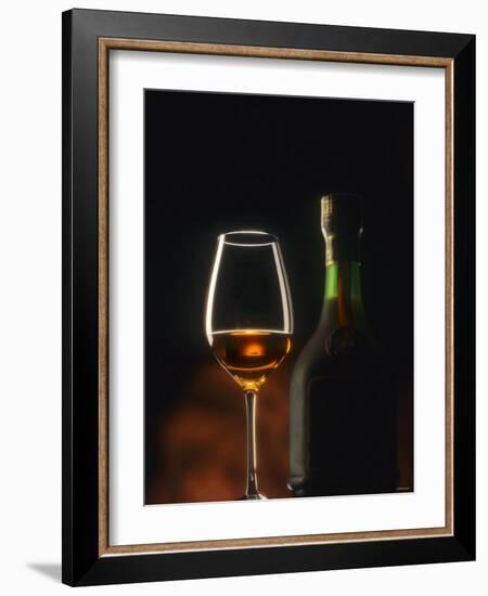 A Glass and a Bottle of Cognac-Armin Faber-Framed Photographic Print