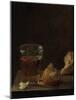 A Glass of Beer and a Bread Roll on a Table-Balthasar Denner-Mounted Giclee Print