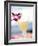 A Glass of Daiquiri, Garnished with Lime Peel & Flower-null-Framed Photographic Print