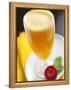 A Glass of Orange Juice-Malgorzata Stepien-Framed Premier Image Canvas