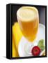 A Glass of Orange Juice-Malgorzata Stepien-Framed Premier Image Canvas