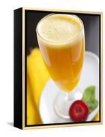 A Glass of Orange Juice-Malgorzata Stepien-Framed Premier Image Canvas