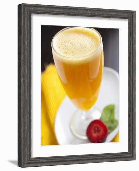 A Glass of Orange Juice-Malgorzata Stepien-Framed Photographic Print