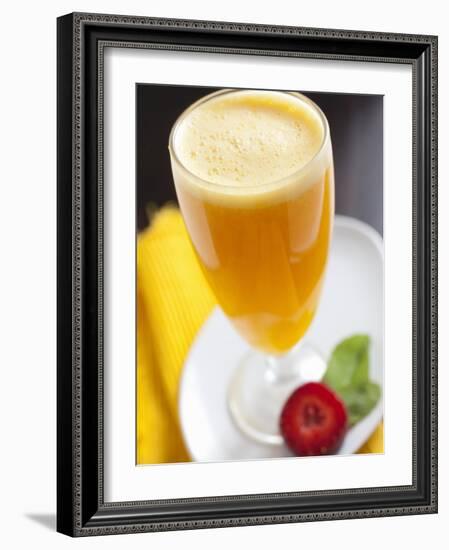 A Glass of Orange Juice-Malgorzata Stepien-Framed Photographic Print