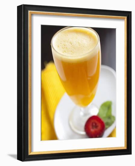 A Glass of Orange Juice-Malgorzata Stepien-Framed Photographic Print