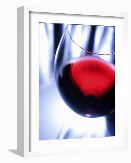 A Glass of Red Wine, Close-Up-Joerg Lehmann-Framed Photographic Print