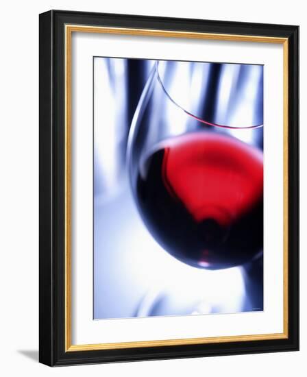 A Glass of Red Wine, Close-Up-Joerg Lehmann-Framed Photographic Print